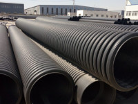 Stok hdpe corrugated pipe