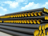 Stok hdpe corrugated pipe